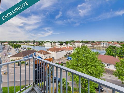 Appartement de standing – Vue Saône – Centre-ville de Gray – 93 m² avec balcons, ascenseur