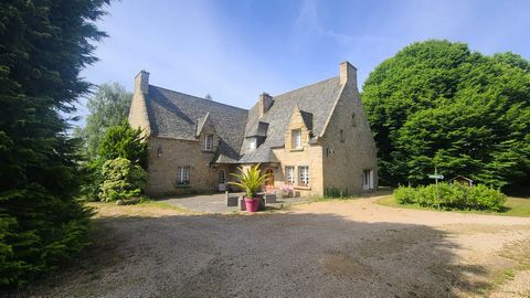 Manoir breton d'exception , 380 m² , avec vue sur mer , Baix de Morlaix