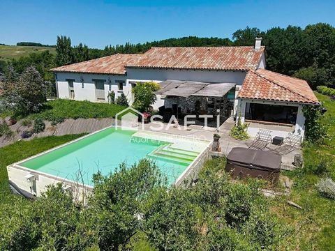 Propriété de 250m2 avec piscine et sous sol aménager pour activité professionnelle - 20 km de Verfeil
