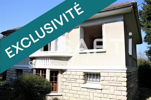 Maison à rénover avec jardin bucolique proche toutes commodités