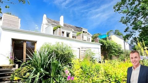 Dpt Finistère (29), à vendre QUIMPER du CORNIGUEL - Maison vue panoramique sur la rivière de l'Odet de type 6 de 240 m² habitable et 320 m² utile - Terrain 700 m² - Sous-sol intégrale