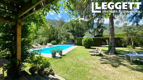 A31354DTU66 - This is the lovely property with business potential is situated at the edge of this peaceful village surrounded by a tranquile garden with mature trees and shrubs, off street parking and a garage. Estoher is situated close to Vinça in t...