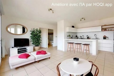 T2 lumineux avec balcon – Centre de Décines, proche Tram T3 & T7
