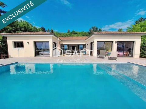 Villa avec magnifique vue sur le Bugey et prestations hautes gammes