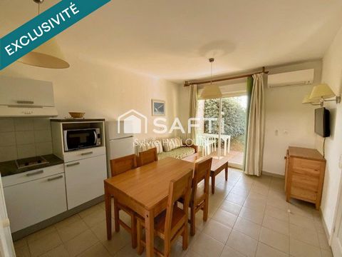 Appt T2 bord de mer avec jardin 57m², parking privé
