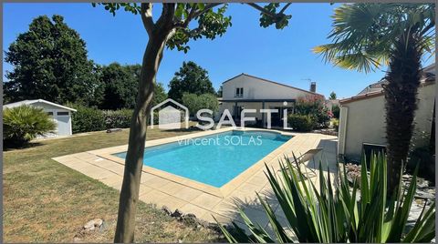 Maison et Emplacement Rare de 140 m² - 3Ch + Bureau - Piscine - Double Garage