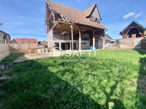 Grange à aménager sur un terrain constructible de 6,12 ares