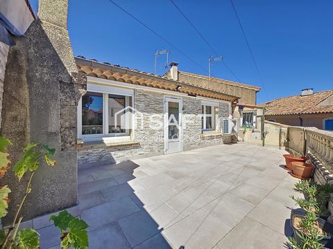 Maison de 118 m² habitables, 3 chambres avec grand garage et terrasse