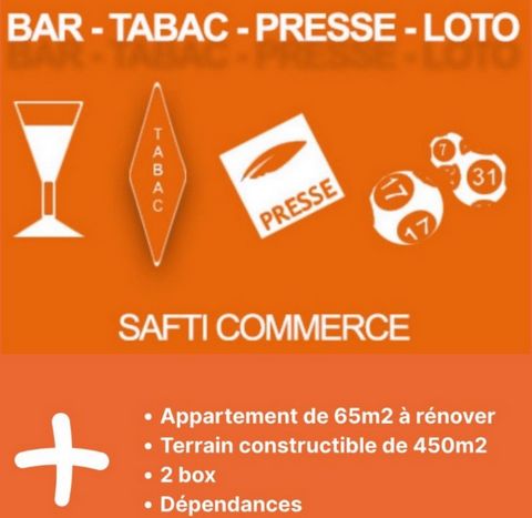 Ensemble immobilier à fort potentiel : Murs commerciaux + logement + box + dépendance + terrain constructible