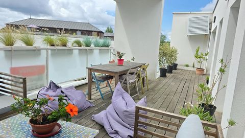 Dernier étage rooftop – 3 chb – Terrasse plein sud