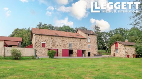 A23785JVM87 - In a quiet location in the commune of Saint-Léonard-de-Noblat this renovated fermette offers a lot of space, a well-maintained garden, and a very nice view over the Limousin countryside. All amenities are a 5-minute drive. Limoges with ...