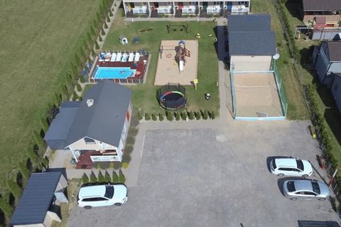 A nice, modern holiday resort located in a small settlement - Jezierzany, which is adjacent to a larger seaside resort (Jarosławiec). The town is located between Lake Wicko and the sea. The beautiful seaside beach in Jarosławiec is only 3 km away. On...