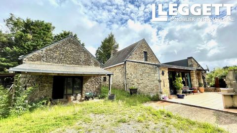 A24338NBE56 - Peaceful hamlet location for this property, comprising of a stone house of 100 m² and two stone buildings of approximately 32 and 38M2. Double glazing. Terrasse Garage. Hangar/s. Garden. Information about risks to which this property is...