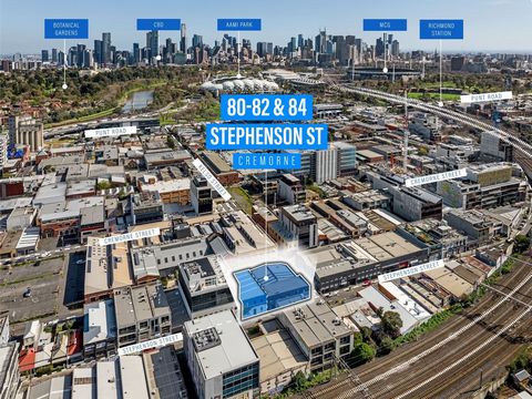 Teska Carson & TCI Property are pleased to present 80-82 & 84 Stephenson Street, Cremorne, for Sale individually or as a whole via Private Treaty. These outstanding commercial opportunities allow for owner occupation, investment or a substantial deve...