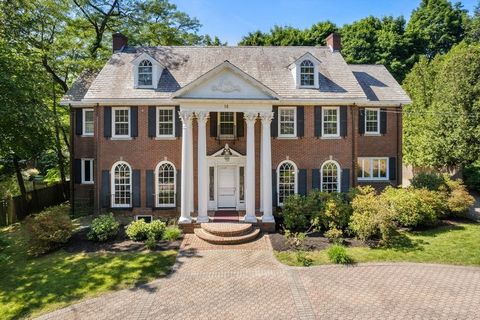 Ward School! Stunning brick center-entrance Georgian Colonial on a tree-lined street with a 15,883 sq. ft lot. This 7-bedroom home offers 4,445 sq. ft of living space, ready to be customized. The grand entry leads to an oversized dining room. Feature...