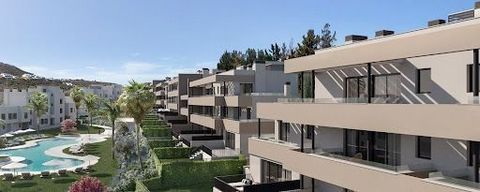 Nuevo complejo en primera línea de golf en Casares, Málaga. 134 unidades de 2, 3 y 4 dormitorios distribuidas en planta baja, primera y áticos. Plaza de garaje y trastero incluidos en el precio. Recinto con piscina, jardines y sala para gimnasio. Esp...