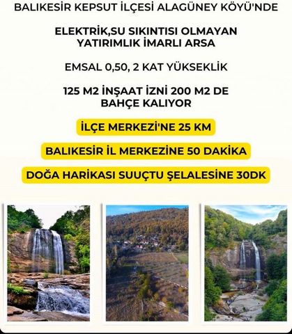 A 30 minutos del Parque Natural de Suuçtu, precedente 0,50 2 pisos de altura media 140 metros cuadrados permiso de construcción, 200 metros cuadrados de jardín...   Este listado ha sido integrado automáticamente por el programa MLS de RE-OS Real Esta...