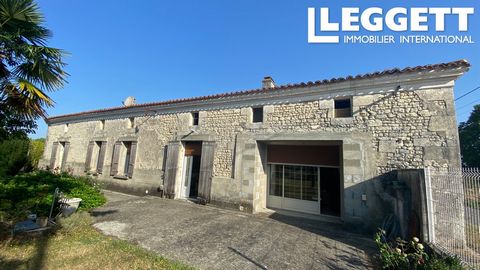 A23115EB17 - On the outskirts of the lively village of Leoville in the Charente Maritime, this Charentaise house sits on a peaceful rural plot with lovely views of the surrounding countryside. This is currently a single storey property with a large l...