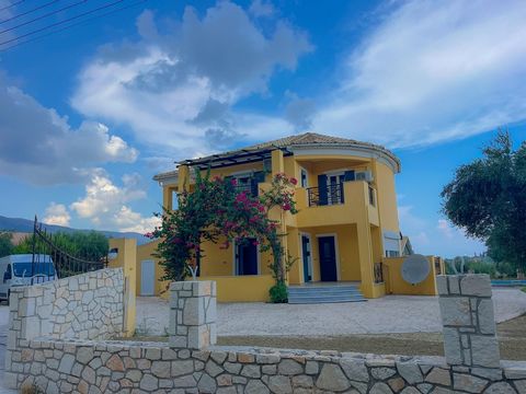 This beautiful three bedroom villa with pool lies in a residential area with great access to all parts of Zakynthos. It is a very peaceful location and has incredible mountain views. There is a large open plan living area with fireplace and separated...