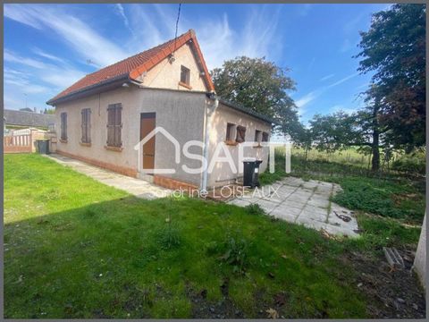 Maison individuelle 4 pièces et garage.