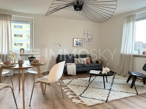 High-quality and elegantly renovated pearl of the Linz suburbs - close to Unionkreuzung and Klinikum Wagner Jauregg Truly impressive and magically renovated 3 room apartment in 2025, on the 4th floor of a 6-storey residential building, which was also...