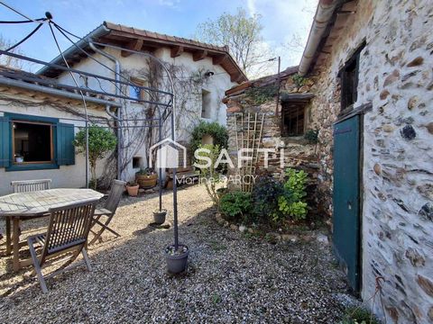 Maison sur les hauteurs de Burlats