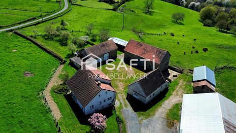 Magnifique propriété agricole sur 6948m². Possibilité d'acquérir 5 hectares supplémentaires. Idéal gites, chambre d'hôtes, location de salles, Hivernage caravaning