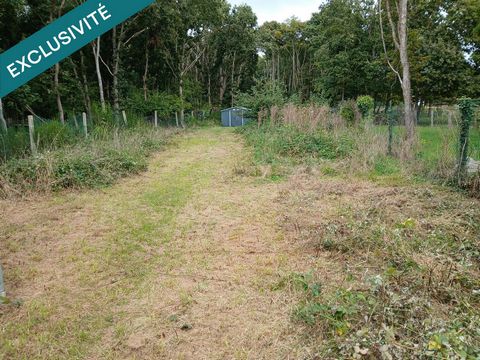 Limetz villez, vends terrain de loisirs de 1000m² environ avec abri de jardin.