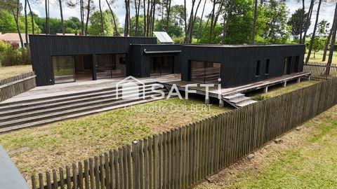 Maison d’Architecte en Bois avec Studio Indépendant à Casteljaloux