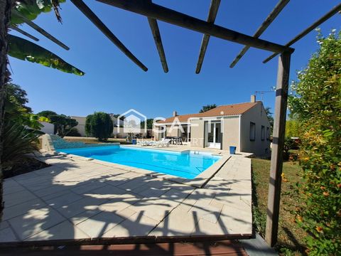 Maison 170M2, 4 chambres, jardin clos, piscine