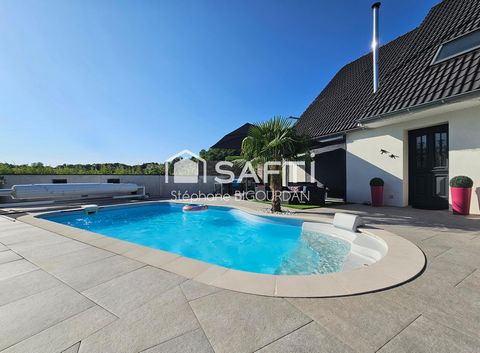 Maison Miserey, 162m², 4ch + 1, rénovée BBC, piscine