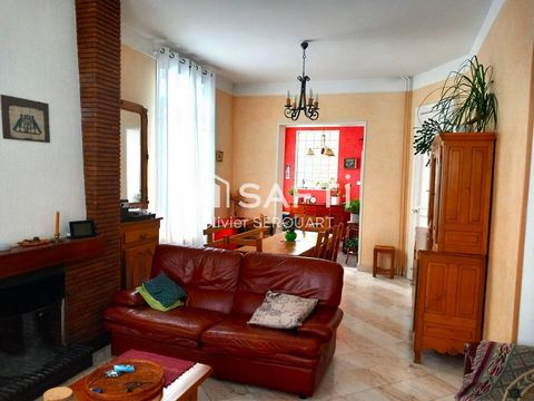 maison de 160 m² 4 chambres, terrasse, grand garage