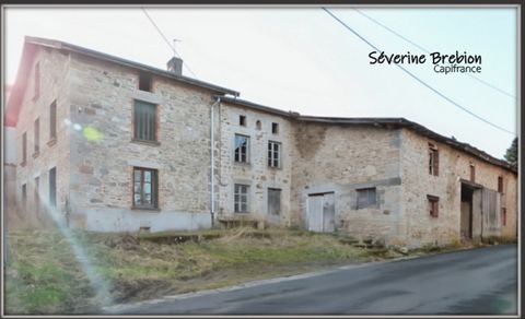 A vendre maison à rénover avec grange et terrain VISCOMTAT (63)