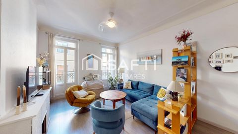 Appartement aux beaux volumes, avec le charme de l’ancien, idéal pour une vie citadine agréable.