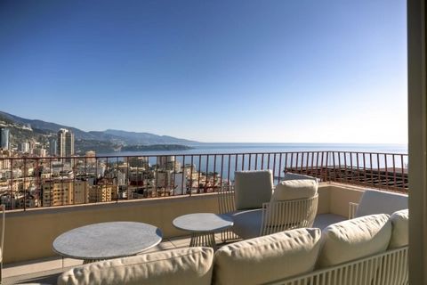 In het Jardin Exotique-gebied, prachtig penthouse van in totaal ca. 430 m² met panoramisch uitzicht op zee en over Monaco. Volledig gerenoveerd met alleen high-end afwerkingen met zwembad. Penthouse momenteel in grote renovatie met high-end afwerking...