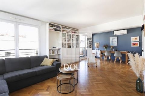 Offrez vous les Batignolles... Rare sur le secteur, ce duplex avec terrasse de 30m2 avec vue sur la Tour Eiffel vous procurera un ressenti de bien être par le calme et la luminosité. La localisation extrêmement recherchée des allées Gambetta et du Pa...