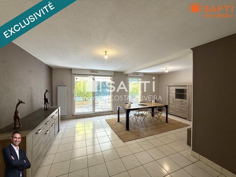 Superbe appartement de 3 pièces disposant d'une terrasse, d'un jardin, d'une place de stationnement privée et d'un garage !