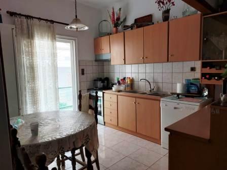 Sitia: First floor apartment 85m2 just 500meters from the sea. It consists of an open plan kitchen, a living room, a sitting room, two bedrooms, and a shower room with W.C. The property has a front and rear balcony. There is a studio as well of 25m2....