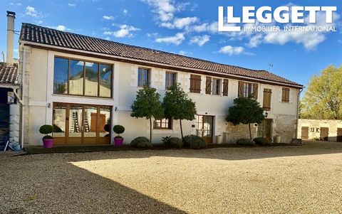 A18128ANB16 - This beautifully converted barn in the heart of the Charente region, offers fabulous open plan living and has been finished to an exceptional standard. On the ground floor there is a fabulous open plan kitchen with vaulted ceiling and v...