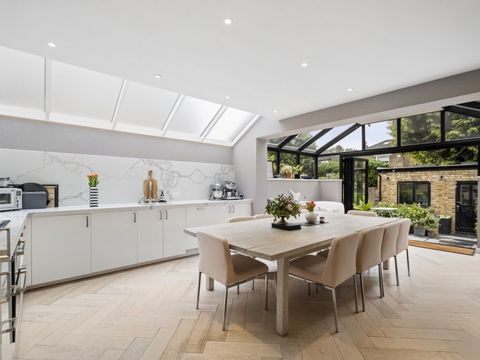 Located in the Kensal Triangle, this is a beautifully presented family home. The property has a double reception room with high ceilings and large windows, an extremely well extended and vaulted eat in kitchen leading onto a sunny south facing garden...