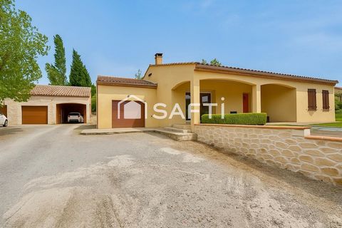 Maison familiale de 140 m² sur un terrain de 1744 m² avec piscine, double garage, dépendances de 20 m² et vue sur les Pyrénées – Villepinte (11150)