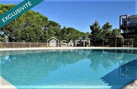 Superbe 2 pièces rénové dans résidence de standing avec piscine.
