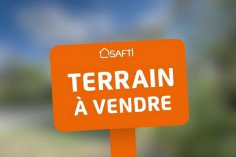 Terrain constructible 716 m2 viabilisé, plat et libre de constructeur