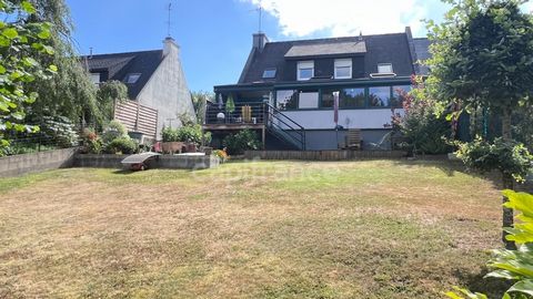 Quimper (29) Quartier Kerfeunteun - Maison de 137 m² habitable et 210 m² utile - Terrain de 608 m² - Sous-sol intégral