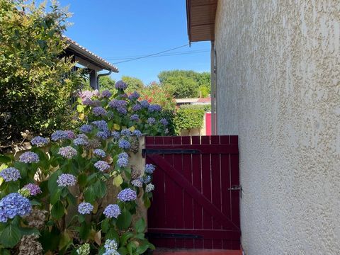 Maison de plain-pied avec jardin, proche bassin et commodités