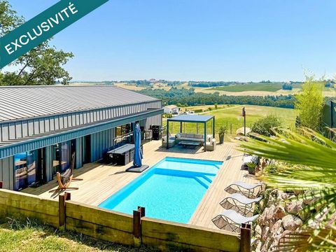 AUBIAC (à 15 mn d'AGEN) Maison d'architecte 229m2