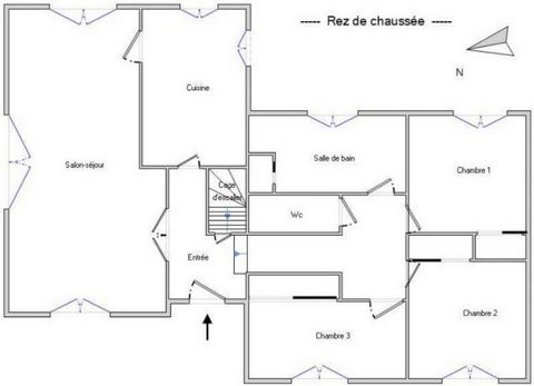 Une maison familialle et confortable