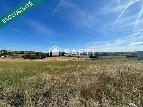 Beau terrain constructible avec vue à Valzergues