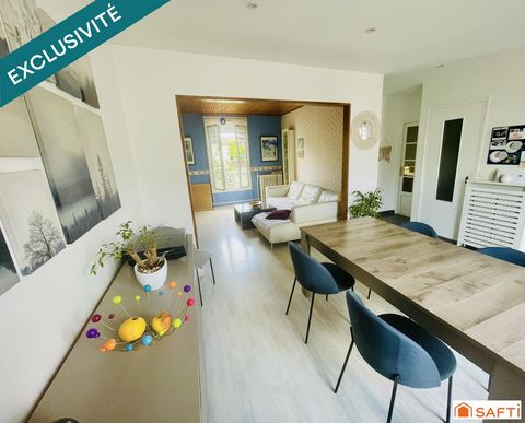 MAISON DE CHARME de 84 m2 avec un beau jardin (319m2) à deux pas du centre ville d' Athis-mons
