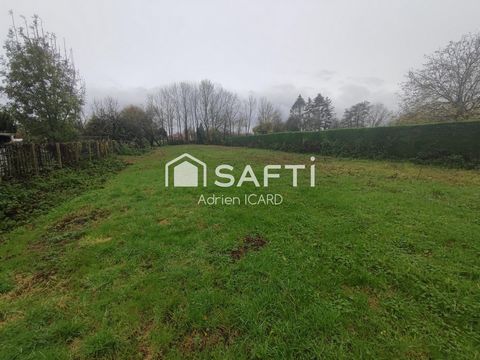 Beau terrain plat constructible de 1 174 m²